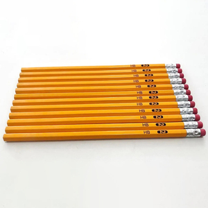 ดินสอไม้สำหรับสำนักงานและโรงเรียน ขายส่ง ดินสอเขียนแบบ <span class=keywords><strong>2hb</strong></span> และ hb  แบบกำหนดเอง พร้อมพิมพ์โลโก้ ดินสอสีเหลืองจำนวนมาก - Product Image 4