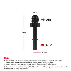 Adaptador de Guía de Línea de Combustible para Automóvil, Conector AN6/8 para LS LS1 LS3 3/8\" 5/16\" de las Marcas VW y FAW - Product Image 5