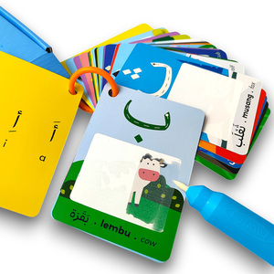 Libro da Colorare ad Acqua Personalizzato, <span class=keywords><strong>Gioco</strong></span> di Carte Riutilizzabile per Bambini, Carte Flash dell'Alfabeto, Libro Magico ad Acqua per Bambini - Product Image 6