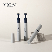 5ml 10ml 15ml PP matériel inoxydable Teel Roller Ball huile essentielle parfum yeux sérum crème pour les yeux rouleau sur bouteille sans air