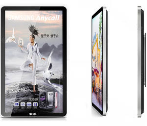 จอแอลซีดี IPS Mini-LED backlit ในร่มติดผนังไม่สม่ำเสมอโฆษณาหน้าจอ500CD/M ความสว่างอะโดบี98% RGB WIFI - Product Image 1