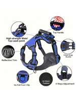 Ensemble de laisse de harnais de service tactique sans traction pour chien ceinture de sécurité de voiture bol pliant ensemble de sacs à ordures dégradables pour chiens