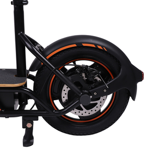 Foldable 14Inch <b>Scooter</b> With Seat and <b>Basket</b> Aluminum Frame Disc H14 <b>Scooters</b> H14 <b>Scooters</b> H14 - Product Image 6