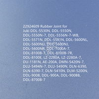 Joint en caoutchouc 22924609 pour machines à coudre JUKI DDL-5530N DDL-8100E DDL-8700B-7 DLN-6390