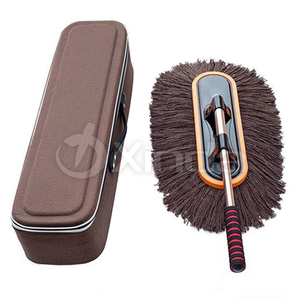 Caja de almacenamiento de cepillos para polvo de coche OEM ODM, carcasa dura compacta moldeada, funda de EVA para plumero de coche - Product Image 3