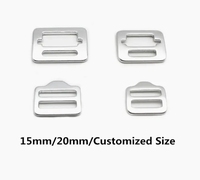 Boucle de réglage à glissière à boucle coulissante en acier métallique personnalisé 18KN 45mm pour ceinture de sécurité/sangle/harnais de sécurité