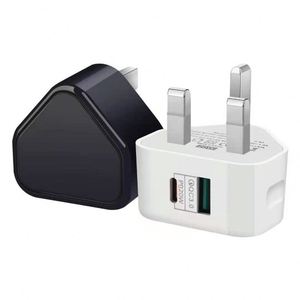Hot Sale 20W UK Plug QC3.0 <b>USB</b>-<b>C</b> PD Wall Charger New Design <b>USB</b> Fast Charge Travel <b>Adapter</b> for iPhone 17 - Product Image 4