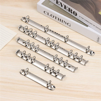 Anillas Metálicas para Carpetas A4/B5/A5/A6/A7, Clips de Encuadernación Redondos, Clips para Carpetas de Hojas Sueltas, Carpeta de Archivos DIY, Álbum de Recortes, Anillas Circulares para Carpetas
