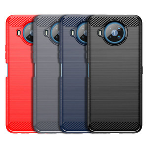 เคสฝาหลัง TPU แบบยืดหยุ่นสำหรับ <span class=keywords><strong>Nokia</strong></span> 8 Plus XR20 G20 G11 <span class=keywords><strong>G50</strong></span>ยางคาร์บอนไฟเบอร์ใหม่เคสโทรศัพท์สำหรับ <span class=keywords><strong>Nokia</strong></span> 7.2 G11 C21 Plus - Product Image 1