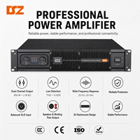 Amplificateur de puissance professionnel 10V à double canal 2U, amplificateur audio stéréo 2*850W pour système de sonorisation de scène