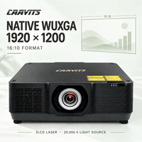 Projecteur d'installation professionnel CAAVITS 8300 lumens WUXGA 1920x1200 3LCD laser pour l'éducation, les salles de conférence, projecteur Beamer