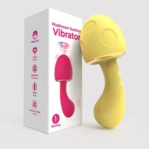 Mini Vibrador de Masaje de Doble Punta para Punto G, Pezones y Vagina, Nuevo Juguete Erótico con Succión de Hongo y Vibración - Product Image 3