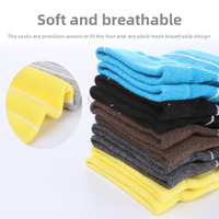 WRELS Chaussettes à cinq doigts, chaussettes de sport rafraîchissantes, anti-transpiration, ventilées, légères, pour l'entraînement, chaussettes élastiques pour la course à pied, chaussettes athlétiques antidérapantes