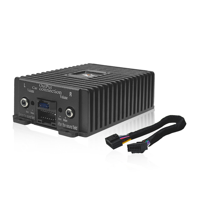 AK-D14 DSP Car Power Amplifier 4Ω 4X50W Max Big Screen Android Host Compatible 4-Ch High Level Bass Boost