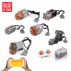 Mould <span class=keywords><strong>King</strong></span> Blocs de construction Grue mobile électrique, Véhicule d'ingénierie, Kit d'assemblage MOC DIY, <span class=keywords><strong>Jouet</strong></span> motorisé avec fonctions de commande - Product Image 3
