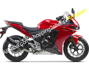 Fairing สำหรับ Honda <span class=keywords><strong>CBR500R</strong></span> CBR 500R CBR500 2013 <span class=keywords><strong>2014</strong></span> 2015สีแดงสีดำ Silver ABS ตัวถังรถ Fairings รถจักรยานยนต์ชุด - Product Image 1