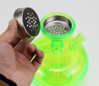 Chicha portable en acrylique Apple, incassable, avec lumière LED télécommandée, idéale pour les fêtes en extérieur et les cadeaux – Meilleures ventes