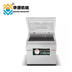 Huayuan-máquina selladora al vacío para uso industrial/doméstico, máquina de envasado al vacío para alimentos, carne, frutas y verduras