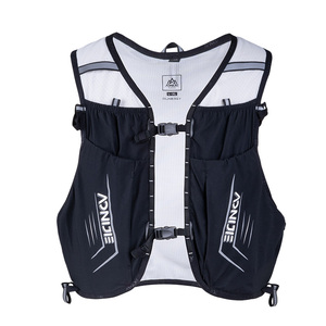 OEM/ODM <span class=keywords><strong>AONIJIE</strong></span> C9108S Sac à dos extérieur pour la course sur sentier Noir Blanc Sac à dos léger Randonnée Marathon Cyclisme <span class=keywords><strong>Gilet</strong></span> d'hydratation - Product Image 2