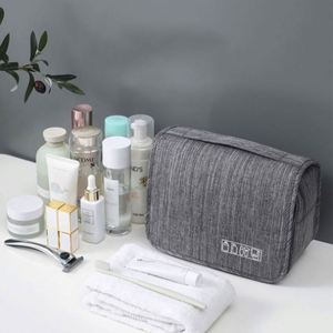 Portable Travel Waterproof Polyester Cosmetic <b>Storage</b> Bag Dry and Wet Separation Hanging <b>Toiletry</b> Wash Bag - Product Image 6