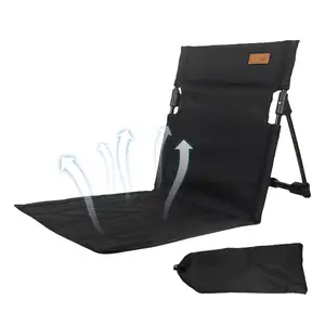 كرسي حديقة بمسند ظهر مخصص من الألومنيوم للبيع بالجملة كرسي خارجي خفيف الوزن محمول قابل للطي للسفر والتخييم - Product Image 1