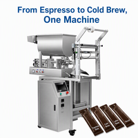 Machine automatique de remplissage et de scellage de sachets de poudre et de granulés multi-saveurs (café, thé, sucre) pour l'hôtellerie, la restauration, OEM, CE