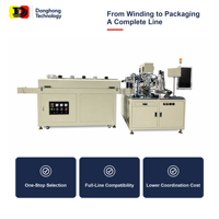 Machine automatique de distribution de colle à double tête pour l'assemblage d'inducteurs CMS avec inspection CCD et cuisson en four tunnel