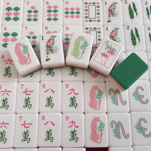 Nouvel ensemble de luxe en acrylique 2026 – Tuiles de Mahjong américaines gravées de luxe en stock - Product Image 3