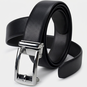 Cinturón de Cuero de Lujo para Hombre, Diseño Clásico Vintage con Hebilla de Acero y Calavera, Longitud Personalizable, Moda Casual, Gran Venta 2026 - Product Image 1