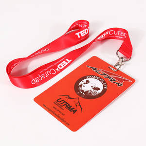 حبل برتقالي بتصميم بسيط مع شعار جلد PU - Product Image 6