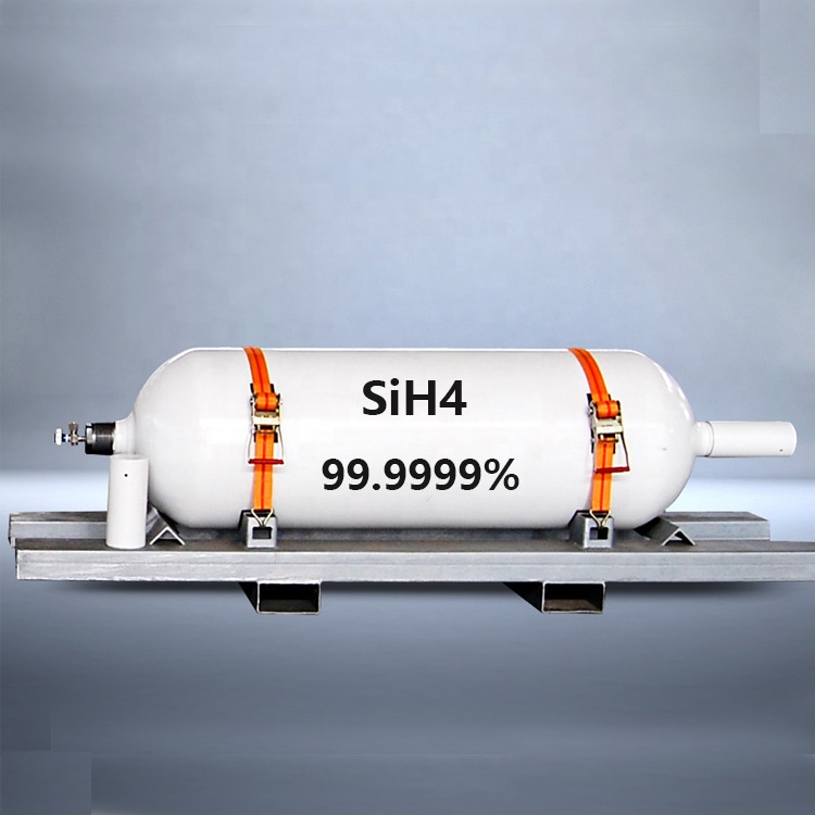 High Purity 99.9999% Sih4 Gas Filling in 47L with CGA632 Valve
