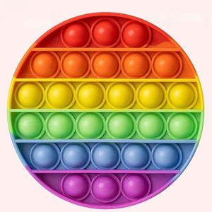 Jouet sensoriel anti-stress Rainbow Pop It, planche amusante et apaisante pour enfants et adultes - Product Image 1
