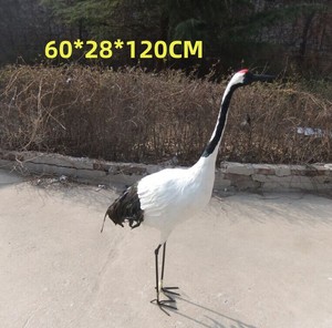 <span class=keywords><strong>นก</strong></span>เทียมรูปปั้นพลาสติกรูปสัตว์ขนาดใหญ่รูป<span class=keywords><strong>มงกุฎ</strong></span>แดงอุปกรณ์ตกแต่งสว<span class=keywords><strong>นก</strong></span>ลางแจ้ง - Product Image 5