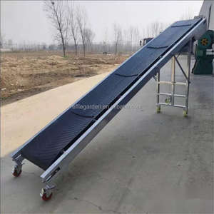 حزام صغير من المطاط على شكل v cleat مخصص ، حزام ناقل ناقل مائل ، قادوس ، للتربة والصخور الصغيرة - Product Image 3