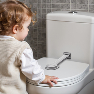 פדה-הוכחה cablock מכסה שירותים מנעול אידיאלי תינוק חסין שירותים מכסה נעילה - Product Image 2