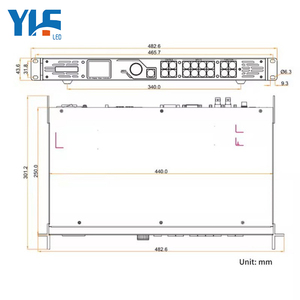 Controlador de procesador de video Novastar VX400 <span class=keywords><strong>NovaPro</strong></span> UHD JR, pantalla LED de paso fino 4K, pared de video - Product Image 3