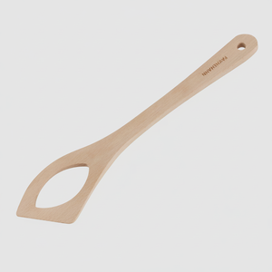 Strumento di cottura Premium cucchiaio di legno di faggio traforato Risiotto - Product Image 2