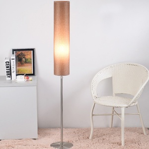 Modern Luxury Living Room <b>Floor</b> <b>Lamp</b> Classic Gold Fabric Personalized Standing <b>Corner</b> Lights E27 Base <b>LED</b> Light Source Small - Product Image 2