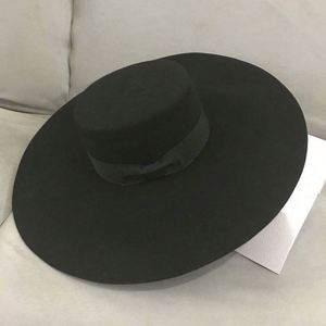 Sombreros Fedora Personalizados para Mujer, Sombrero Fedora de Lana Vintage con Ala Ancha - Product Image 4