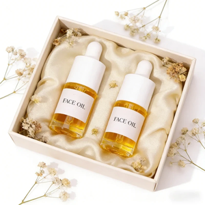 20ml <b>30ml</b> Transparent Cylindrical Glass <b>Bottles</b> for Essential Oil Facial Serum and Skin Care Cosmetic Packaging - Product Image 1