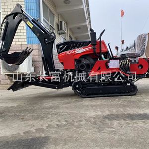 Hydromax Rotary Tiller 35Hp Gasoline Powered Farm <b>Cultivator</b> With Rubber Tracks For Land Preparation - Product Image 1