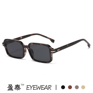 Mi Ding Small Frame <b>Square</b> <b>Sunglasses</b> UV400 PC Frame Unisex Fashion - Product Image 1