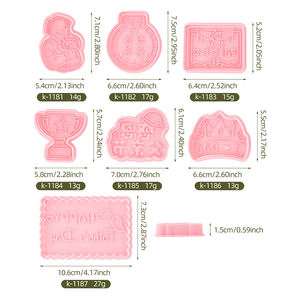 เครื่องตัดคุ้กกี้รูปมงกุฎสำหรับวันพ่อ3D พิมพ์การ์ตูนวันขอบคุณพระเจ้าแม่พิมพ์บิสกิตสำหรับเป็นของขวัญสำหรับพ่อในวันพิเศษของเขา - Product Image 6