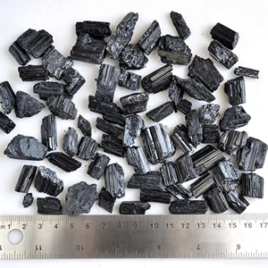 <span class=keywords><strong>Piedras</strong></span> de Turmalina Negra Natural en Bruto, Forma de Llama, para Decoración del Hogar y Colección, Gran Venta - Product Image 5