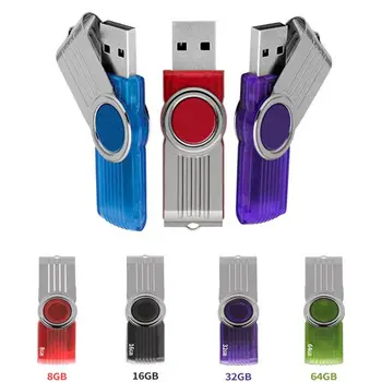 Mini Plastic Memory Stick Schwenkbares USB-Flash-Laufwerk 1GB 2GB 4GB 8GB 16GB 32GB 64GB 128GB 256GB 512GB 1TB
