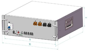 51.2V Rack Mount แบตเตอรี่ลิเธียม51.2V แร็ค150Ah แบตเตอรี่ลิเธียม7.6KWh - Product Image 4
