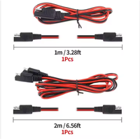 Câble d'extension Sae à Sae Déconnexion rapide Faisceau de fils CC 50A pour charge d'alimentation de voiture Câble de batterie de chargeur solaire pour PCB LED