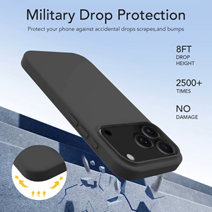 Coque de téléphone en silicone liquide microfibre pour iPhone 17 Pro Max 16 15 14 13 12 - Product Image 2