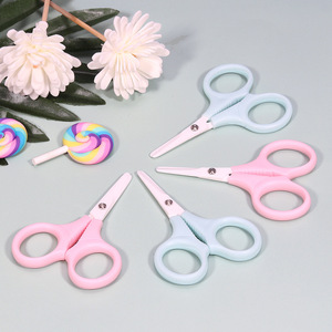 Mini tijeras de cerámica con puntas redondas, ideales para uso en oficina y estudiantes, recortadores de vello nasal y recortadores de cejas. - Product Image 3