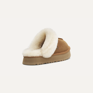 Pantofole Classiche da <span class=keywords><strong>Donna</strong></span> di Marca, Casual, Invernali, Calde con Pelliccia, per Uso Esterno, <span class=keywords><strong>in</strong></span> <span class=keywords><strong>Pelle</strong></span>, Comode e Calde - Product Image 4